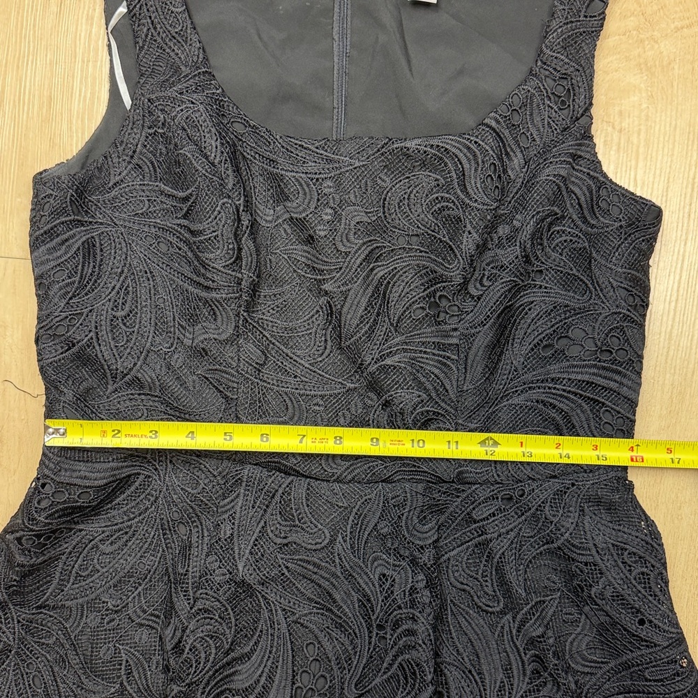 Kay Unger Womens Walk Thru Jumpsuit, Black size 12 - Picture 7 of 10